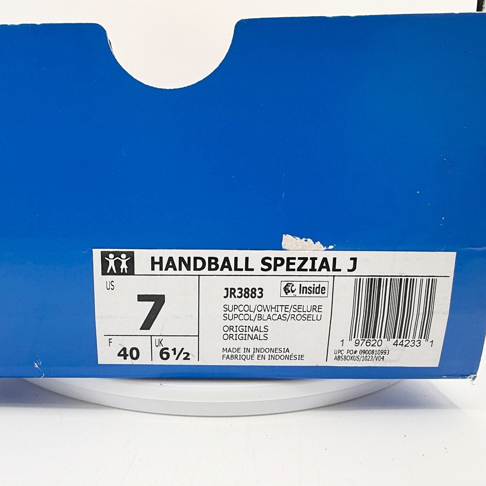 Adidas Handball Spezial X Liberty London Size 7 GS Red/White Floral JR3883, NEW - Picture 10 of 10